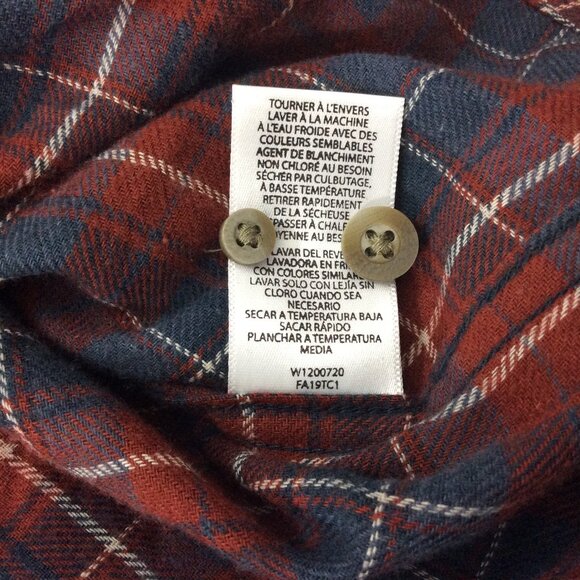 NWT Wolverine Flannel Button Down Shirt Red Plaid Cabincore Lumberjack XL - Picture 6 of 6